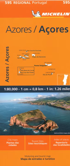 Azores Michelin Map 595