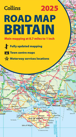 Britain Collins Road Map