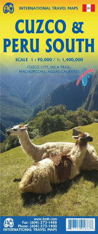 Cuzco & Peru South ITM Travel Map 6e