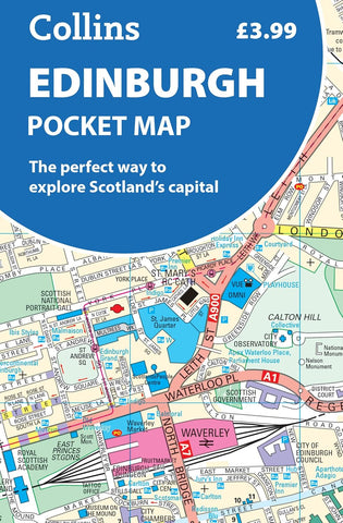 Edinburgh Collins Pocket Map