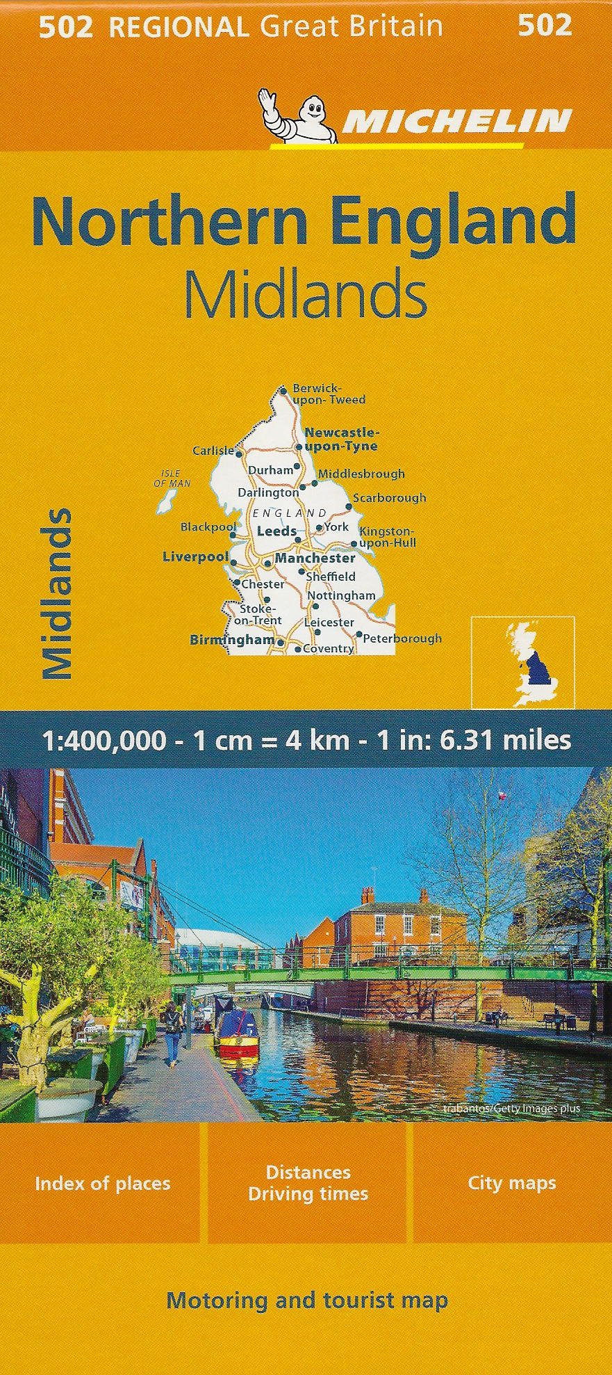 England North & Midlands Michelin Map 502