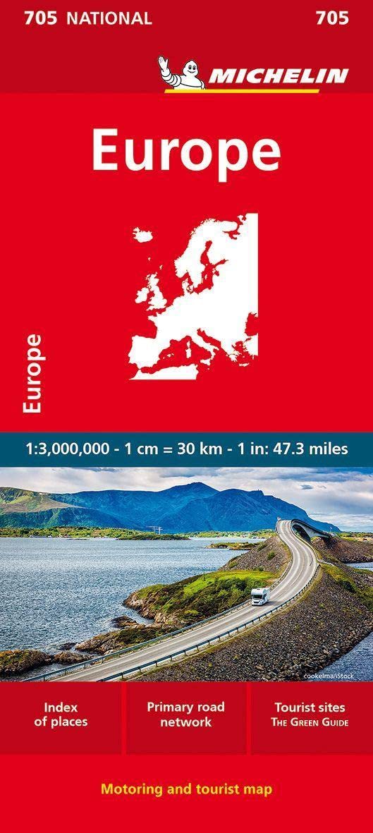 Europe Michelin Map 705