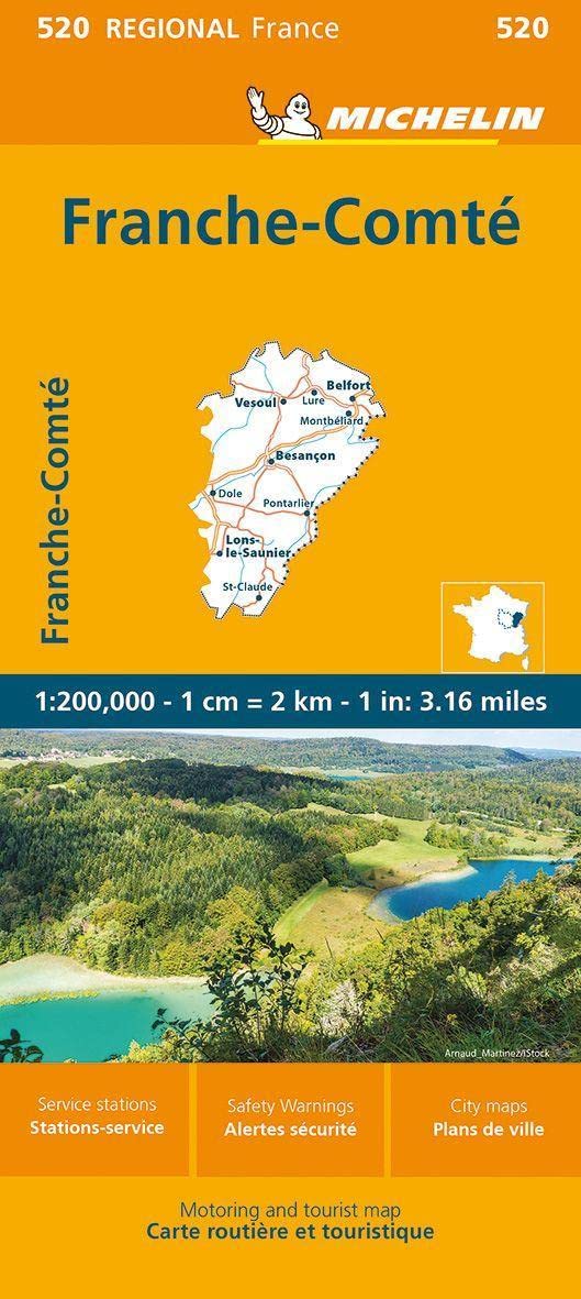 Franche-Comte Michelin Map 520