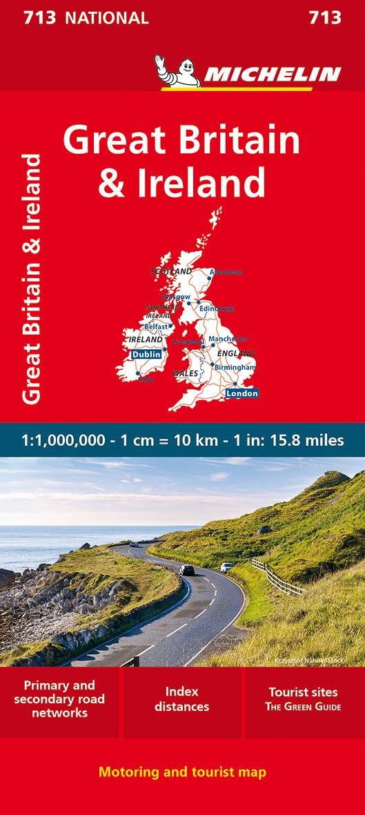 Great Britain & Ireland Michelin Map 713