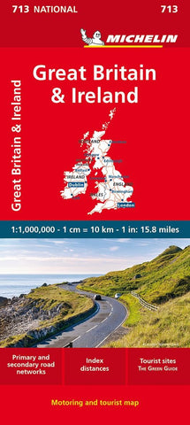 Great Britain & Ireland Michelin Map 713