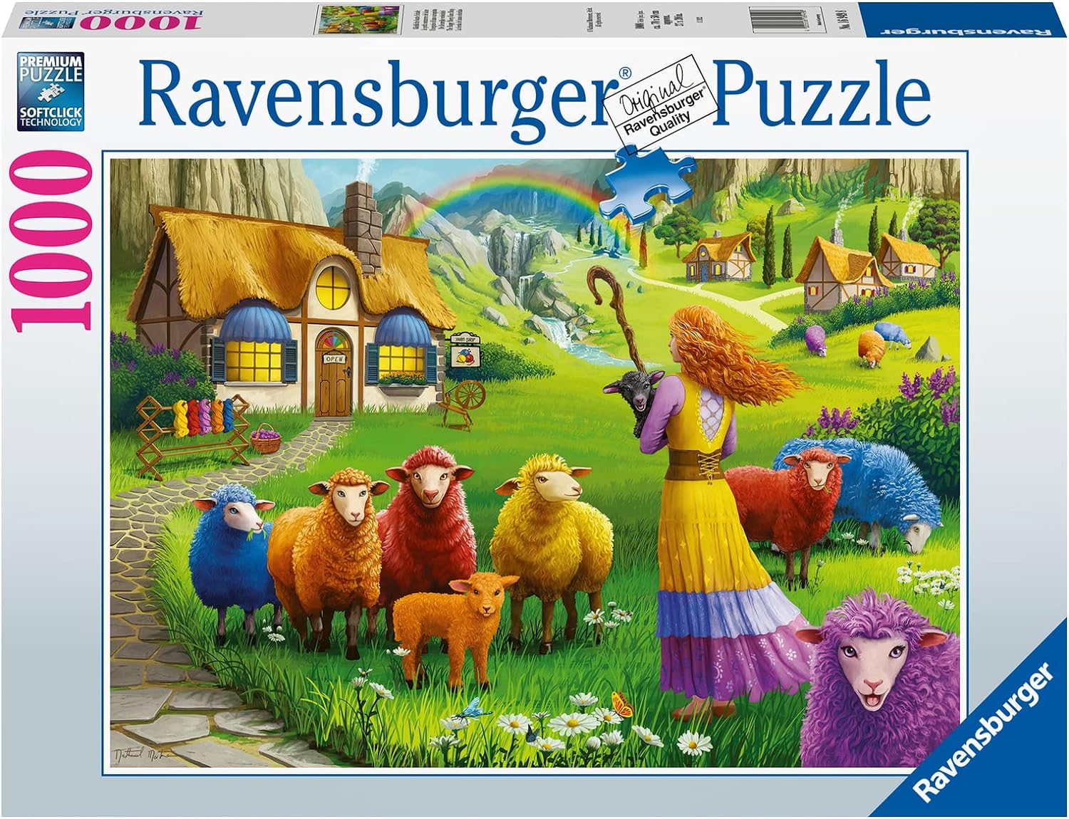 Happy Sheep Yarn Shop Puzzle 1000 pc