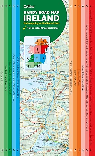 Ireland Handy Road Map