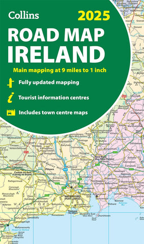 Ireland Collins Road Map