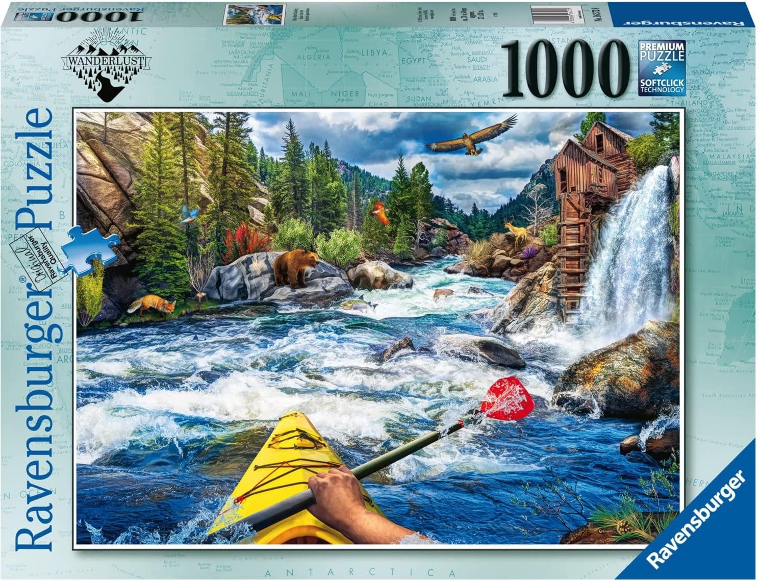 Whitewater Kayaking Puzzle 1000 pc