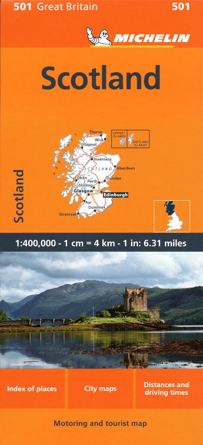 Scotland Michelin Map 501