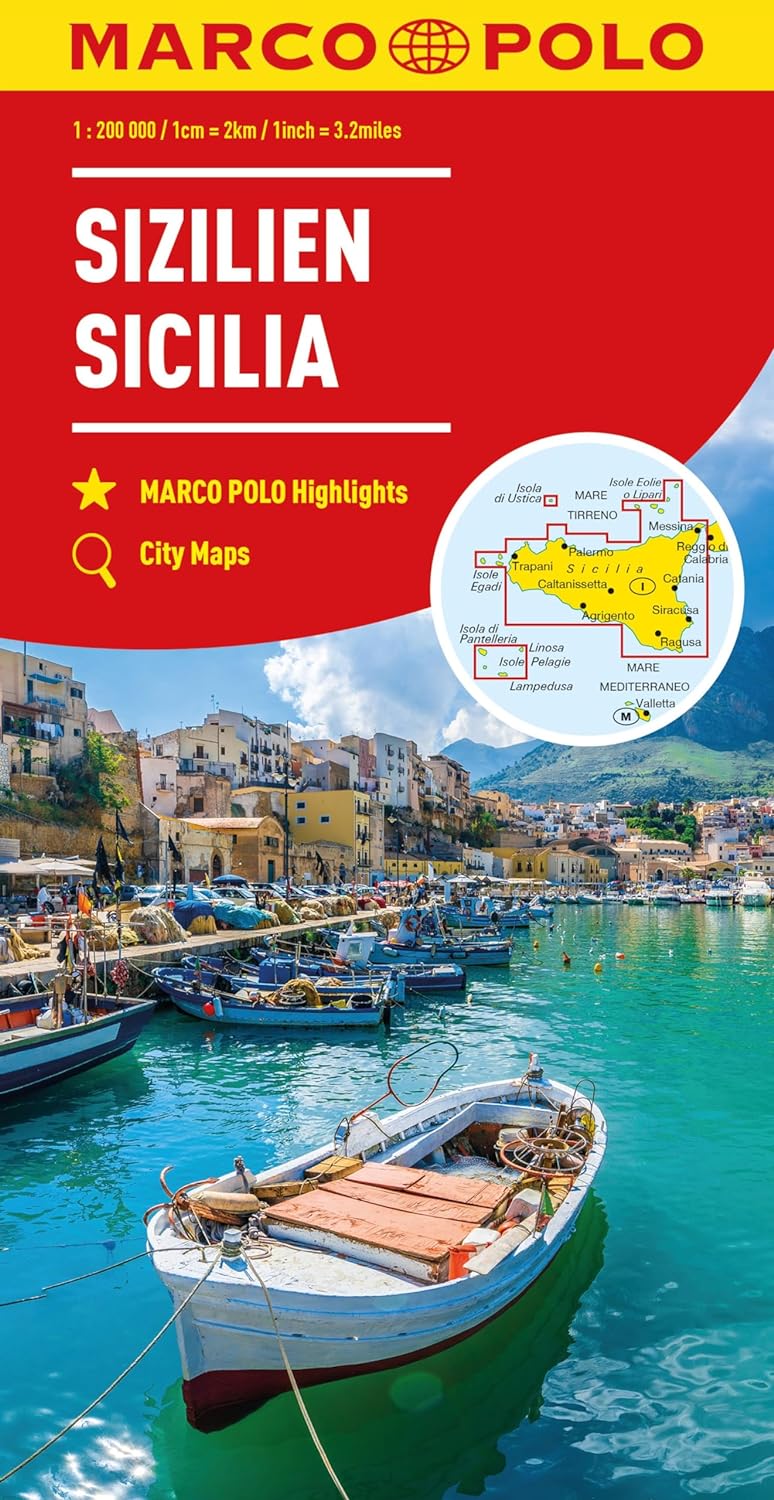 Sicily Marco Polo Map