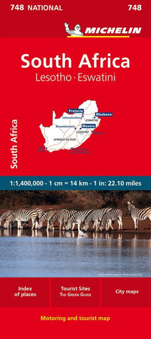 South Africa Michelin Map 748