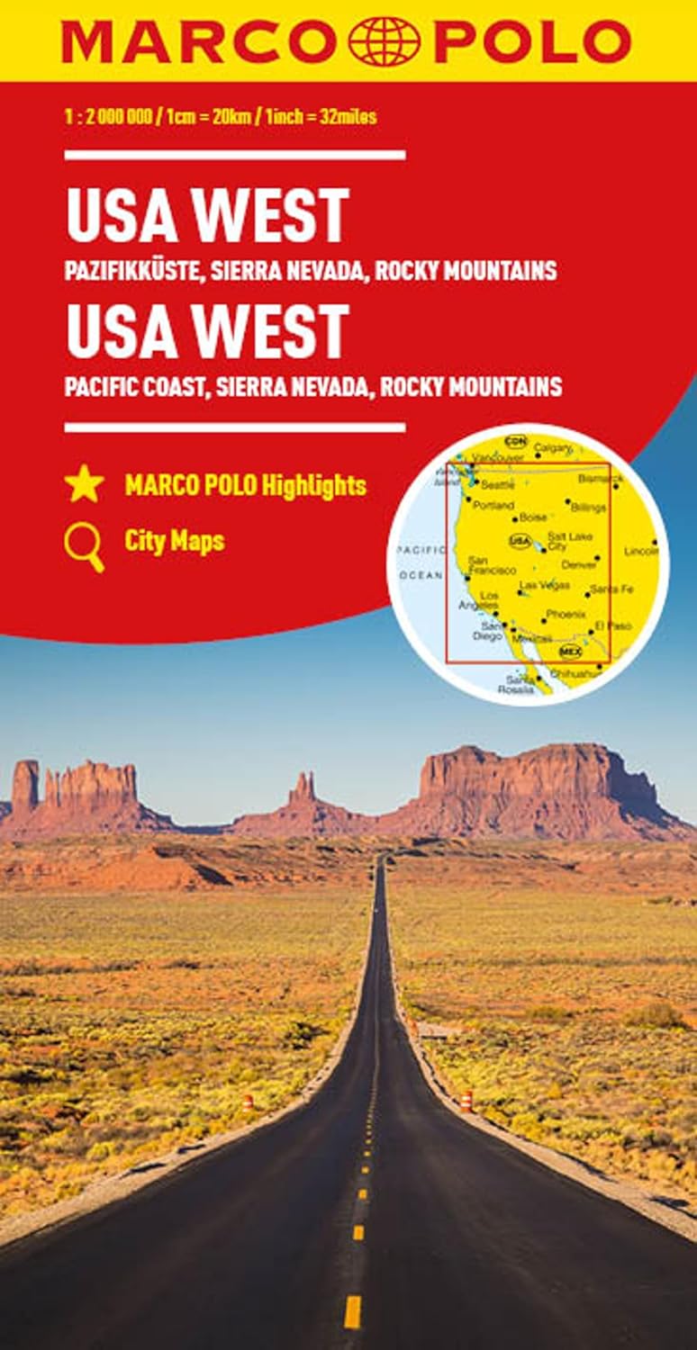 USA West Marco Polo Map