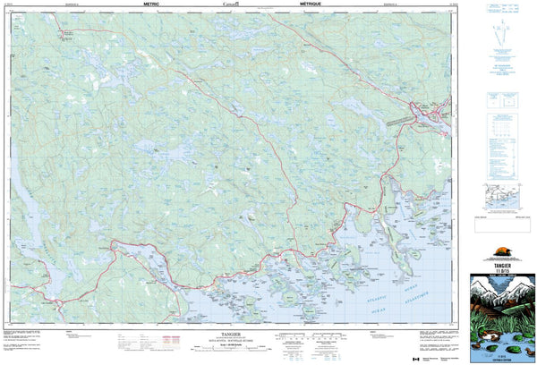 11d15 Tangier Topographic Map Nova Scotia Maps And More 8146